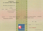Аттестат 9 классов 1995-2006